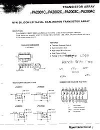 Datasheet UPA2004C manufacturer NEC