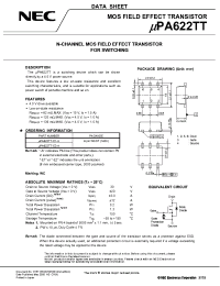 Datasheet UPA622TT-E1-A manufacturer NEC