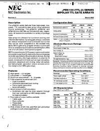 Datasheet UPB6101 manufacturer NEC