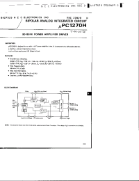 Datasheet UPC1270H manufacturer NEC