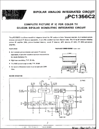 Datasheet UPC1356C2 manufacturer NEC