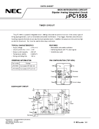 Datasheet UPC1555G2 manufacturer NEC