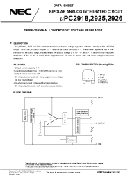 Datasheet UPC2925 manufacturer NEC