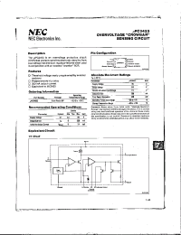 Datasheet UPC3423C manufacturer NEC