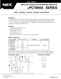 Datasheet UPC7893AHF manufacturer NEC