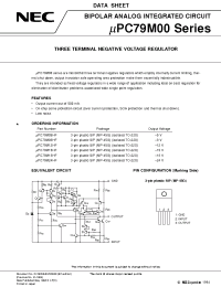 Datasheet UPC79M15HF manufacturer NEC