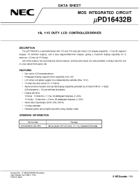 Datasheet UPD16432B производства NEC