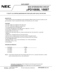 Datasheet UPD16686 manufacturer NEC