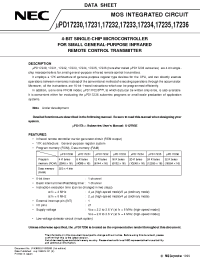 Datasheet UPD17230 manufacturer NEC