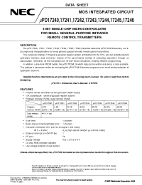 Datasheet UPD17240MC-xxx-5A4 manufacturer NEC