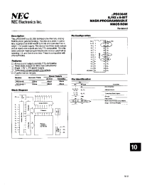 Datasheet UPD2364E manufacturer NEC