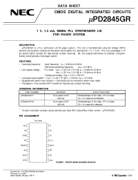 Datasheet UPD2845GR-E1 manufacturer NEC