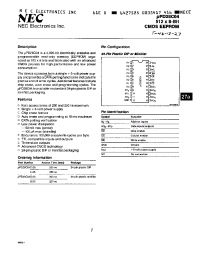 Datasheet UPD28C04 manufacturer NEC