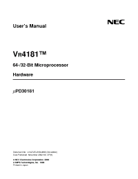 Datasheet UPD30181 manufacturer NEC