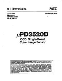 Datasheet UPD3520D manufacturer NEC