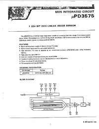 Datasheet UPD3575 manufacturer NEC