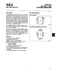 Datasheet UPD41257C-20 manufacturer NEC
