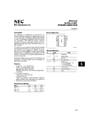 Datasheet UPD41416-15 manufacturer NEC
