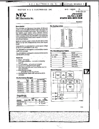 Datasheet UPD43256 manufacturer NEC