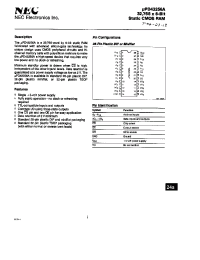 Datasheet UPD43256AC-10L manufacturer NEC