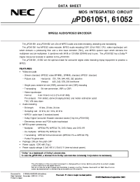 Datasheet UPD61052GD-LML manufacturer NEC