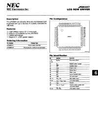 Datasheet UPD6307G manufacturer NEC