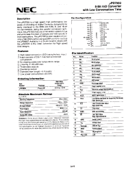 Datasheet UPD7003 manufacturer NEC