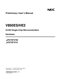 Datasheet UPD70F3700 manufacturer NEC
