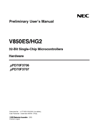 Datasheet UPD70F3706 manufacturer NEC