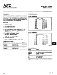 Datasheet UPD71083 manufacturer NEC