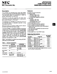 Datasheet UPD7507 manufacturer NEC