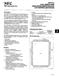 Datasheet UPD7514G-12 manufacturer NEC