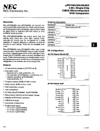 Datasheet UPD7556G manufacturer NEC