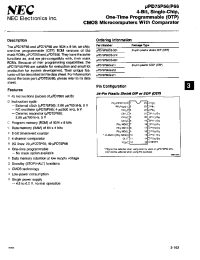 Datasheet UPD75P56G-511 manufacturer NEC