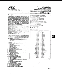 Datasheet UPD78312 производства NEC