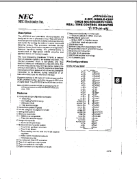 Datasheet UPD78312-1B manufacturer NEC