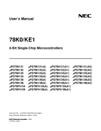 Datasheet uPD78F0134M1GC(A1)-8BS производства NEC