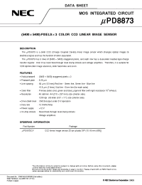 Datasheet UPD8873CY manufacturer NEC