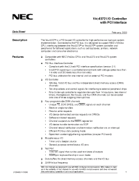 Datasheet VRC4372 производства NEC