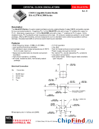 Datasheet HAA1370 manufacturer NEL