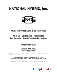 Datasheet NHI-15175ET manufacturer NHI