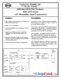 Datasheet NHI-1573 manufacturer NHI