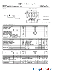 Datasheet PCHMB400B12 manufacturer NIEC