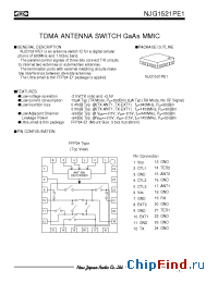 Datasheet NJG1521PE1-C3 manufacturer NJRC