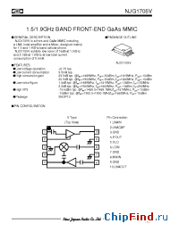 Datasheet NJG1705V-L8 производства NJRC
