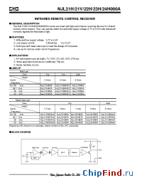Datasheet NJL21V400A manufacturer NJRC