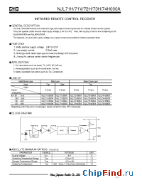 Datasheet NJL71H400A manufacturer NJRC