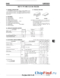 Datasheet NJM2063 manufacturer NJRC