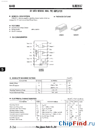 Datasheet NJM2067M производства NJRC