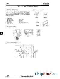 Datasheet NJM2082V manufacturer NJRC